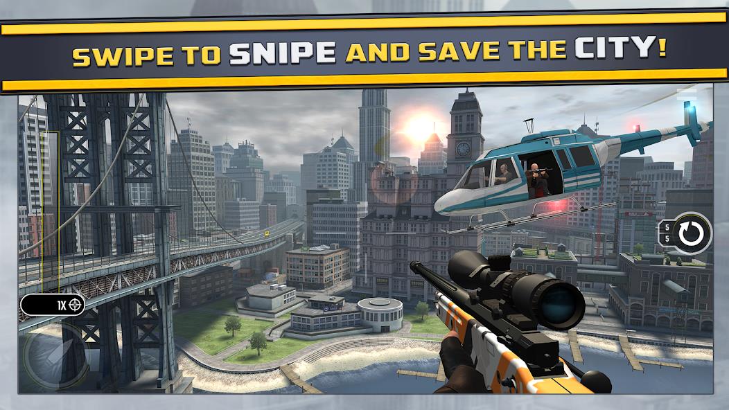 Pure Sniper: 3D Baller Spiele Screenshot 0