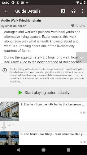 guidemate Audioguide-Plattform Скриншот 1