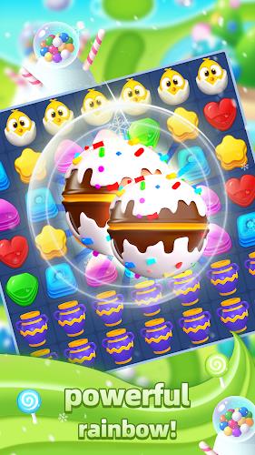 Sweet Candy Cat Puzzle Game स्क्रीनशॉट 0