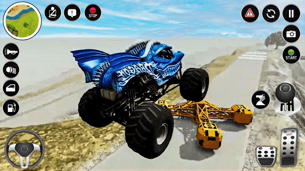 Real Monster Truck Game 3D Ảnh chụp màn hình 2