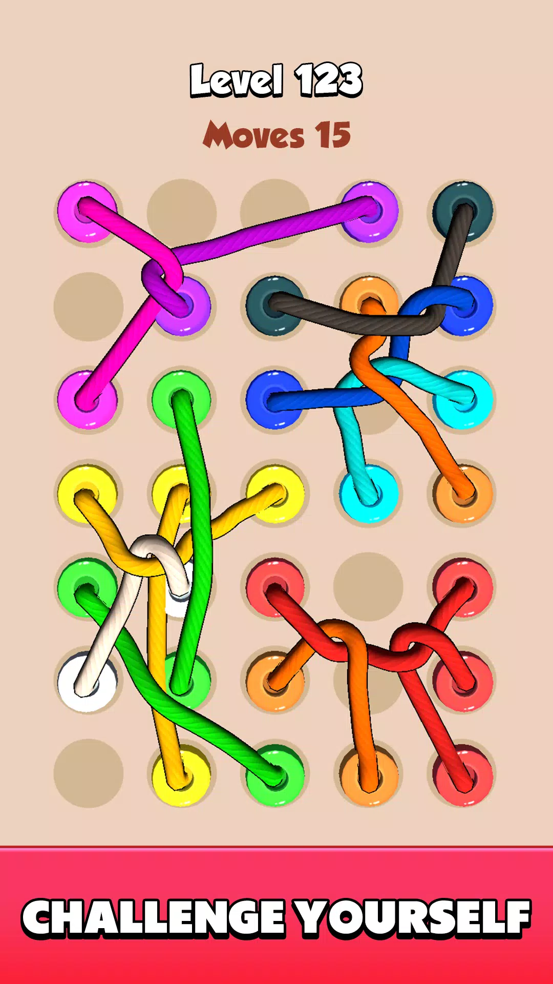 Color Tangled Rope 3D Screenshot 3