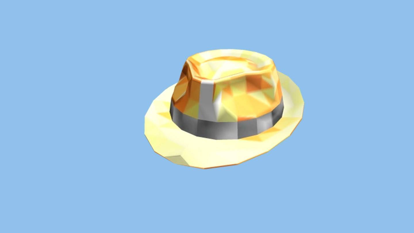 Golden Sparkle Time Fedora