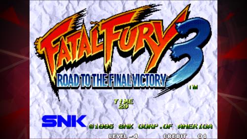 FATAL FURY 3 ACA NEOGEO ဖန်သားပြင်ဓာတ်ပုံ 0