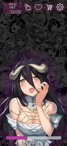 Ahegao Clicker Captura de tela 1