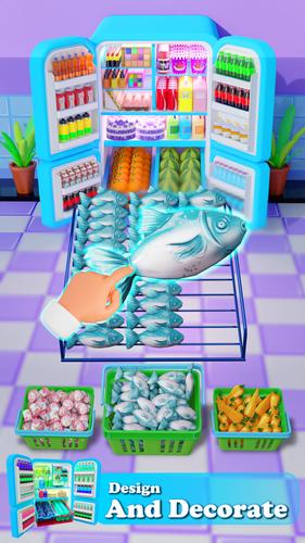 Fill The Fridge Organizer Game 스크린샷 2