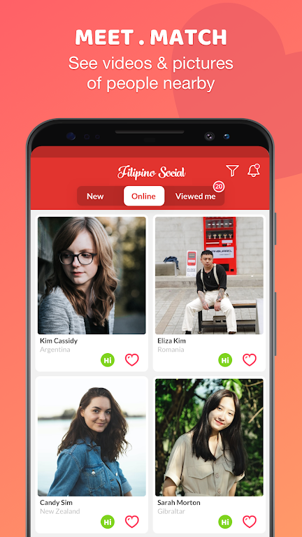 Filipino Social: Dating & Chat ภาพหน้าจอ 0