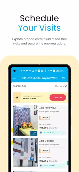 Schermata Zolo Coliving - Rent PG Online 2
