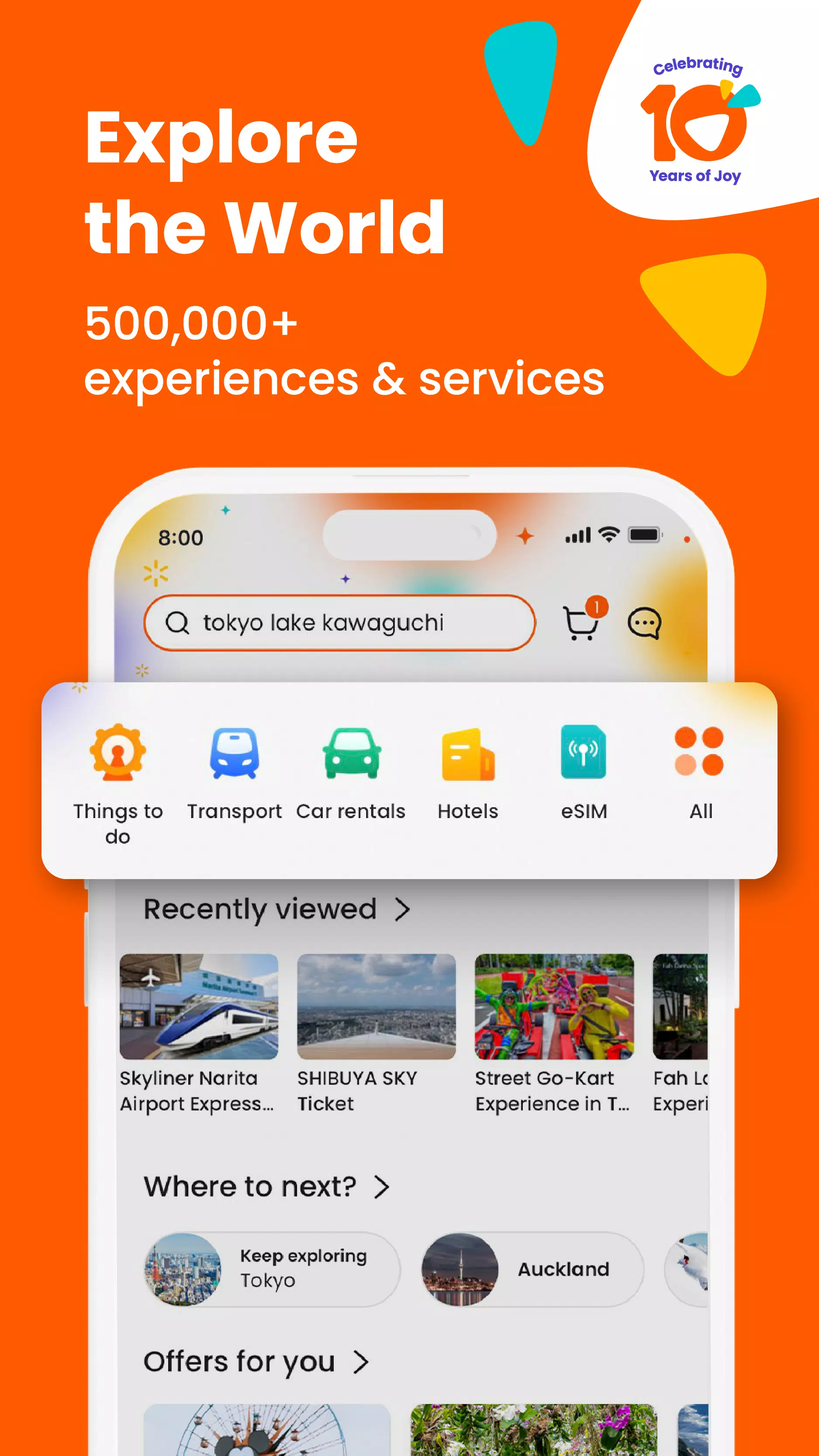 Klook: ofertas de viaje y ocio Captura de pantalla 0