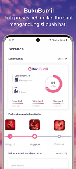 BukuBumil - Pregnancy Tracker স্ক্রিনশট 0