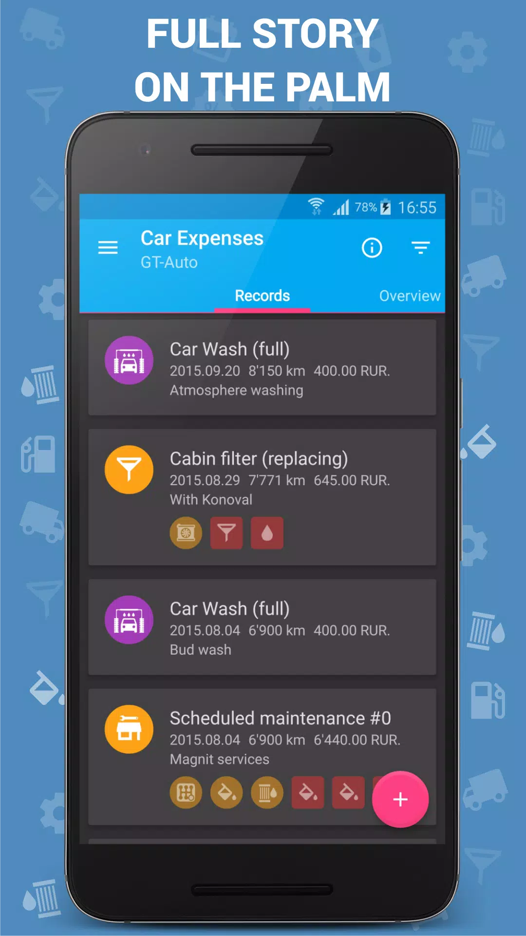 Car Expenses Manager Capture d'écran 1