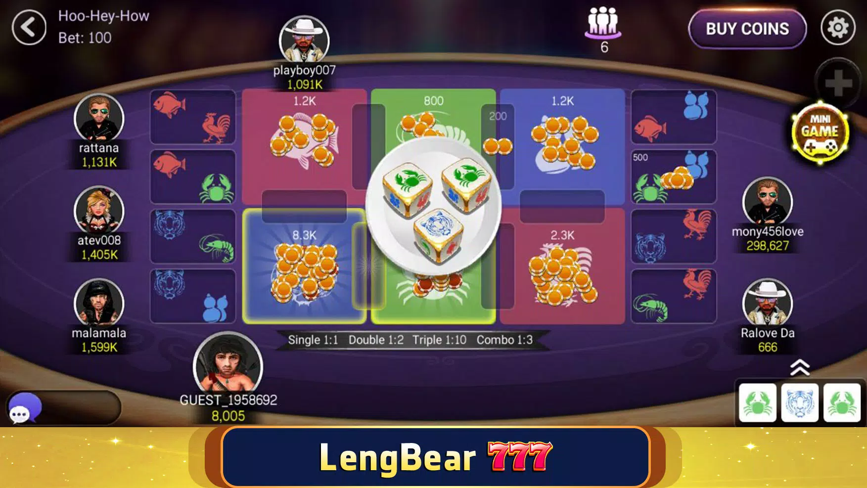 LengBear 777 - Khmer Games ภาพหน้าจอ 2