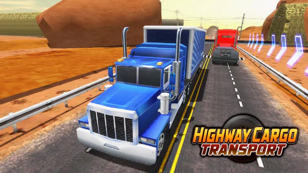 Highway Cargo Truck Simulator ဖန်သားပြင်ဓာတ်ပုံ 0