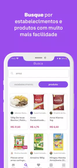 quero delivery: mercado e + Скриншот 2