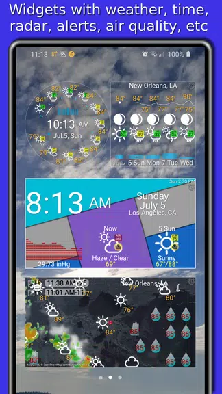 Weather app - eWeather HDF Captura de pantalla 1