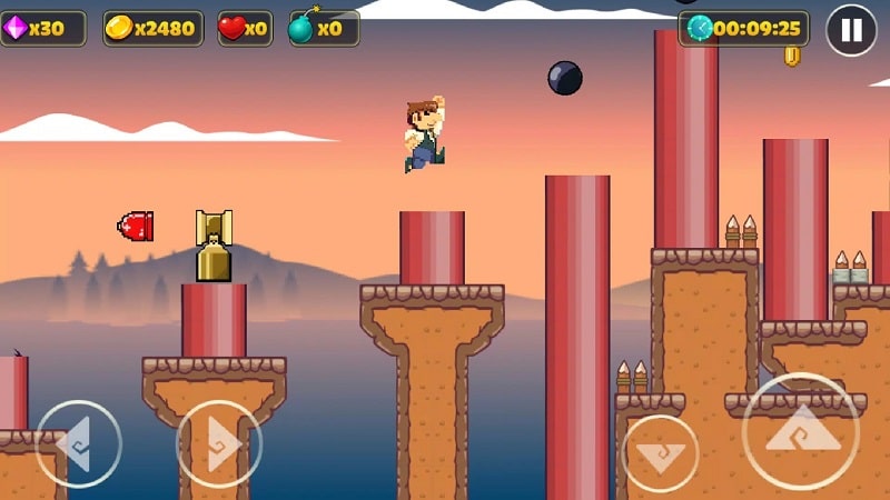 Super Pep's World - Run Game Captura de tela 1