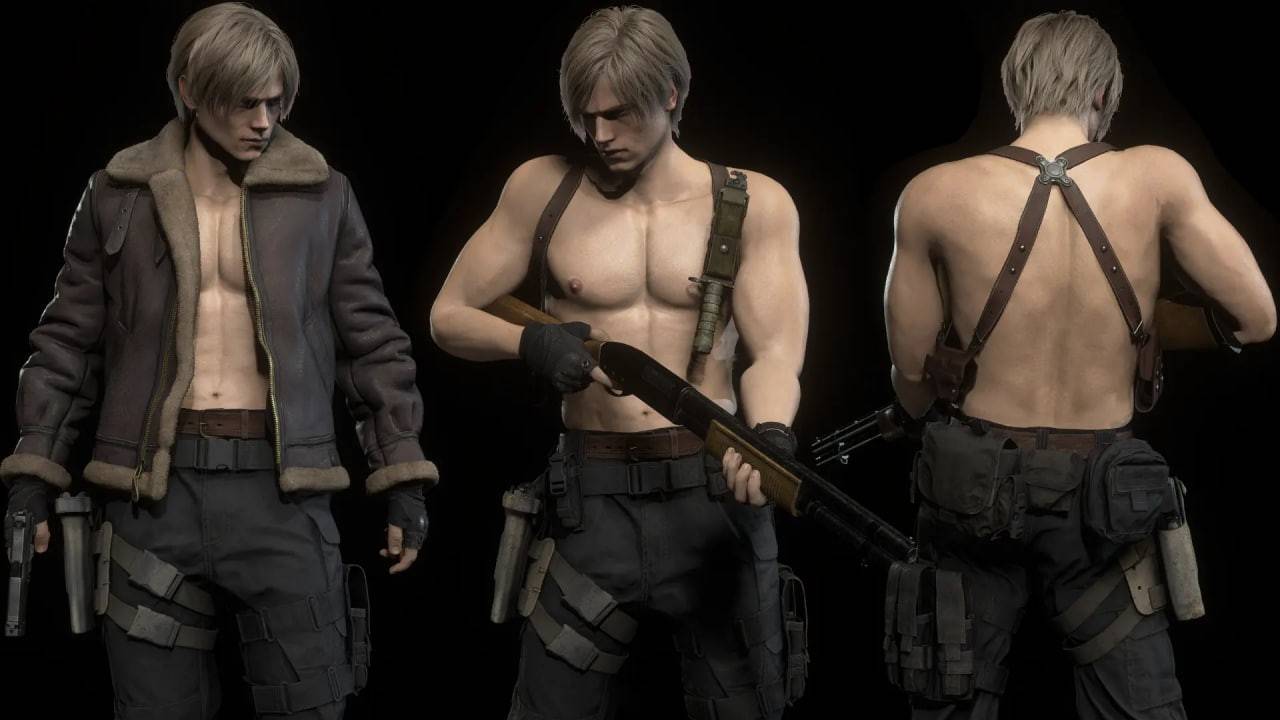 Leon sem camisa