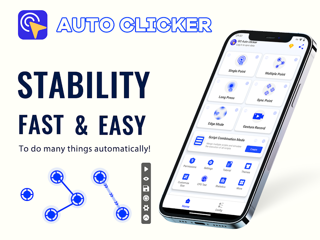 Auto Clicker-Automatic Tap Pro Скриншот 0