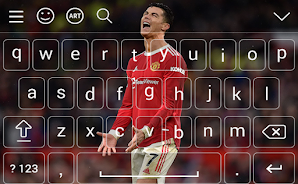 Cristiano CR7 MANU Keyboard應用截圖第3張