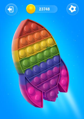 Antistress Rainbow Popit Toys Screenshot 1