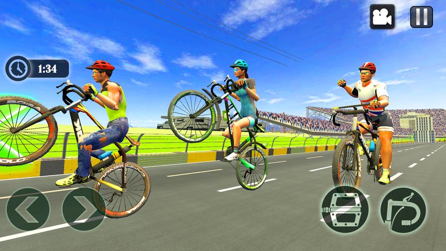 Cycle Race Game Cycle Stunt Tangkapan skrin 1