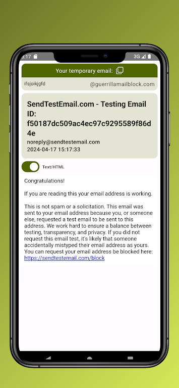Guerrilla Mail - Temp Mail Zrzut ekranu 3