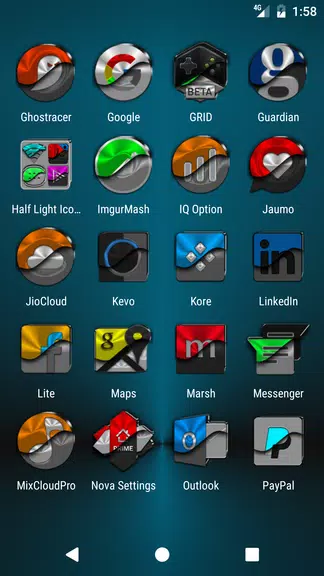 Half Light Icon Pack Zrzut ekranu 2