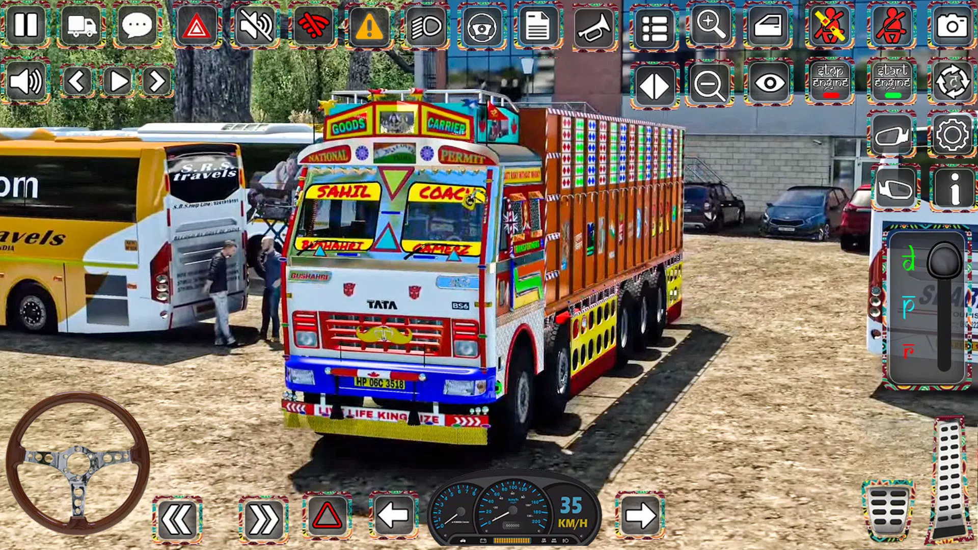 Indian Truck Driver Simulator Captura de tela 0