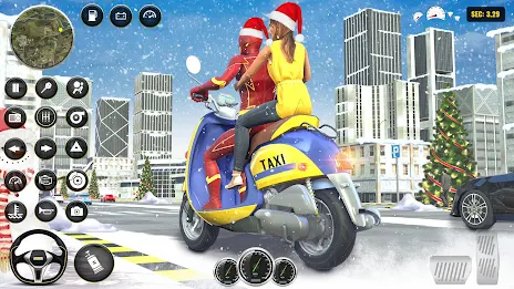 Schermata Superhero Bike Taxi Bike Games 1