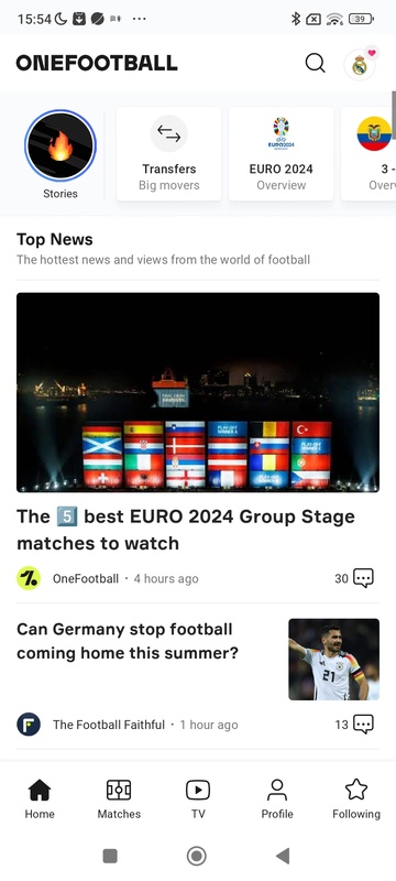 OneFootball - Football news應用截圖第2張