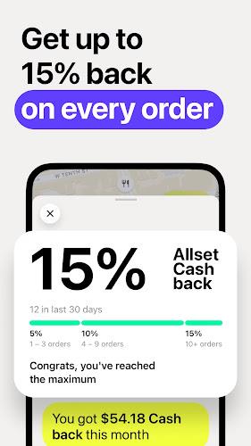 Schermata Allset: Food Pickup & Rewards 2