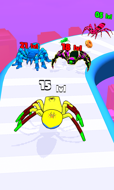 Spider & Insect Evolution Run ภาพหน้าจอ 1