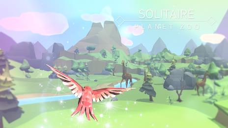 Solitaire : Planet Zoo Скриншот 1