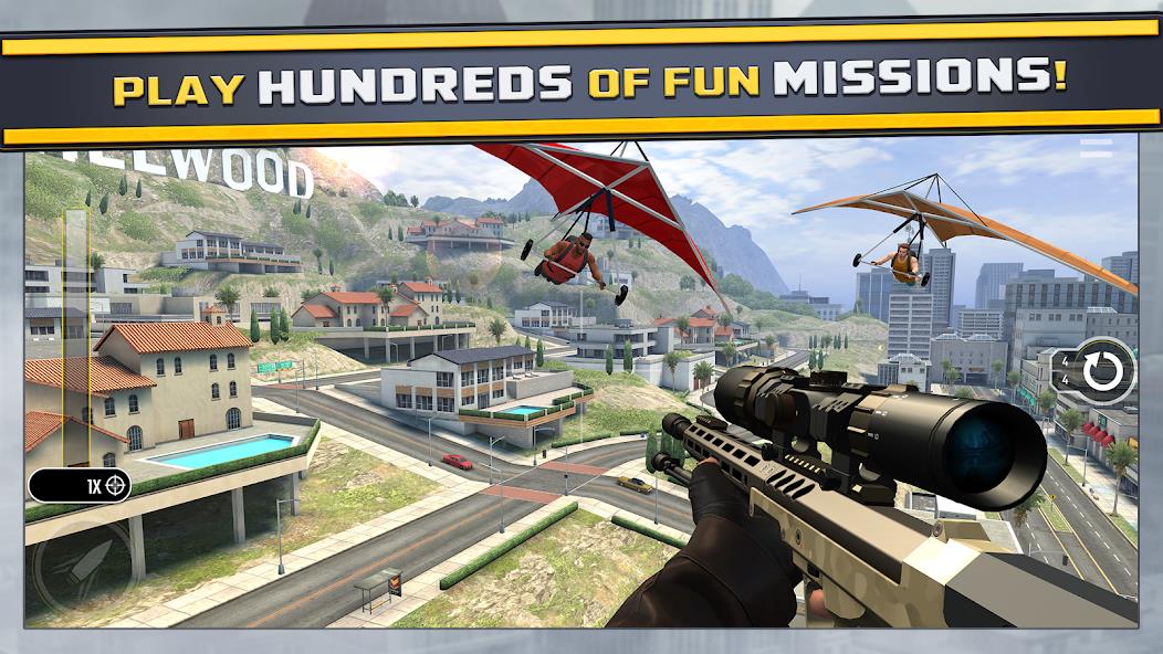 Pure Sniper: 3D Baller Spiele Screenshot 2