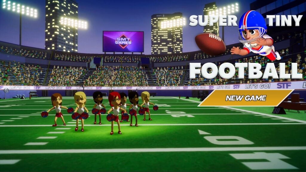 Играйте за игрока в регби или тренера в Super Tiny Football!