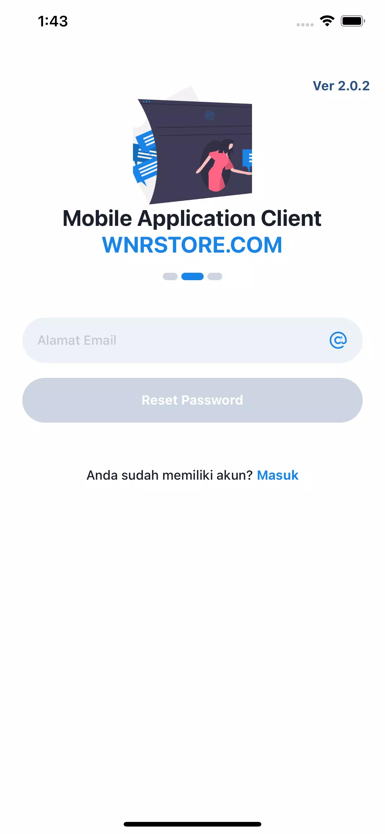 WNRStore Mobile - Jasa SMS OTP Capture d'écran 1