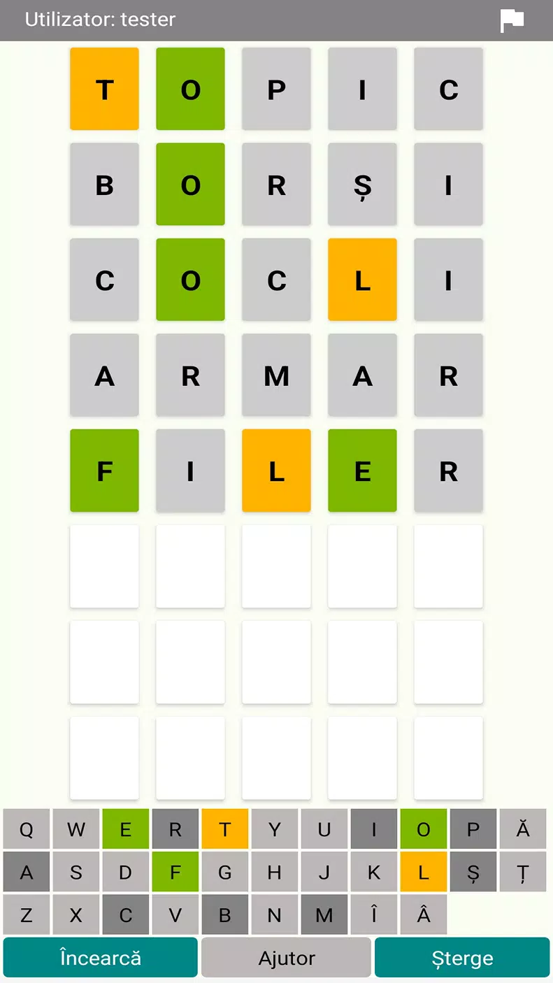 Ghici 1 din 5 -Un cuvânt pe zi Captura de tela 1