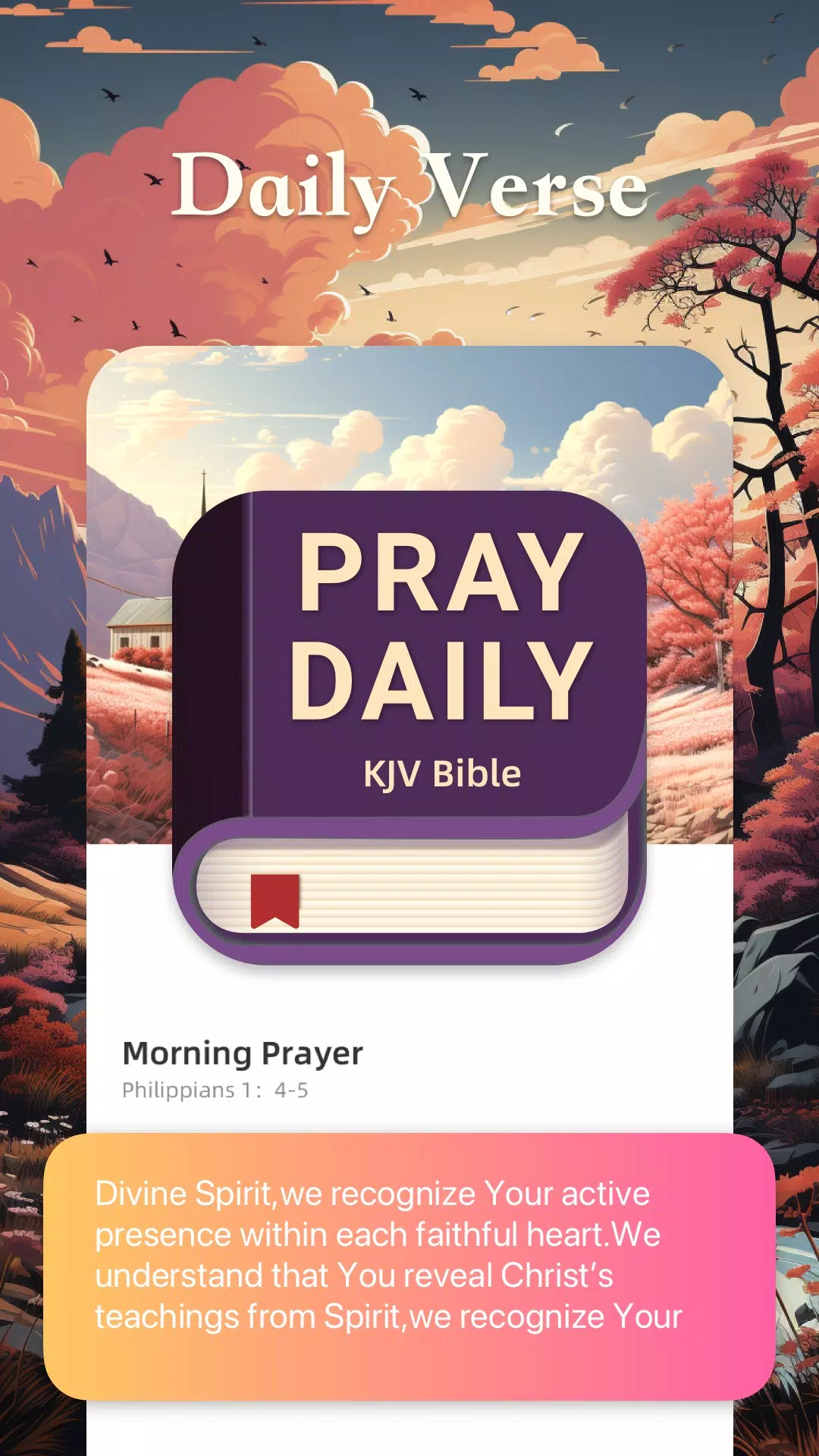 Pray Daily:KJV Bible 스크린샷 0