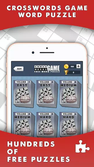 Crosswords Puzzle - Word Game Ekran Görüntüsü 1