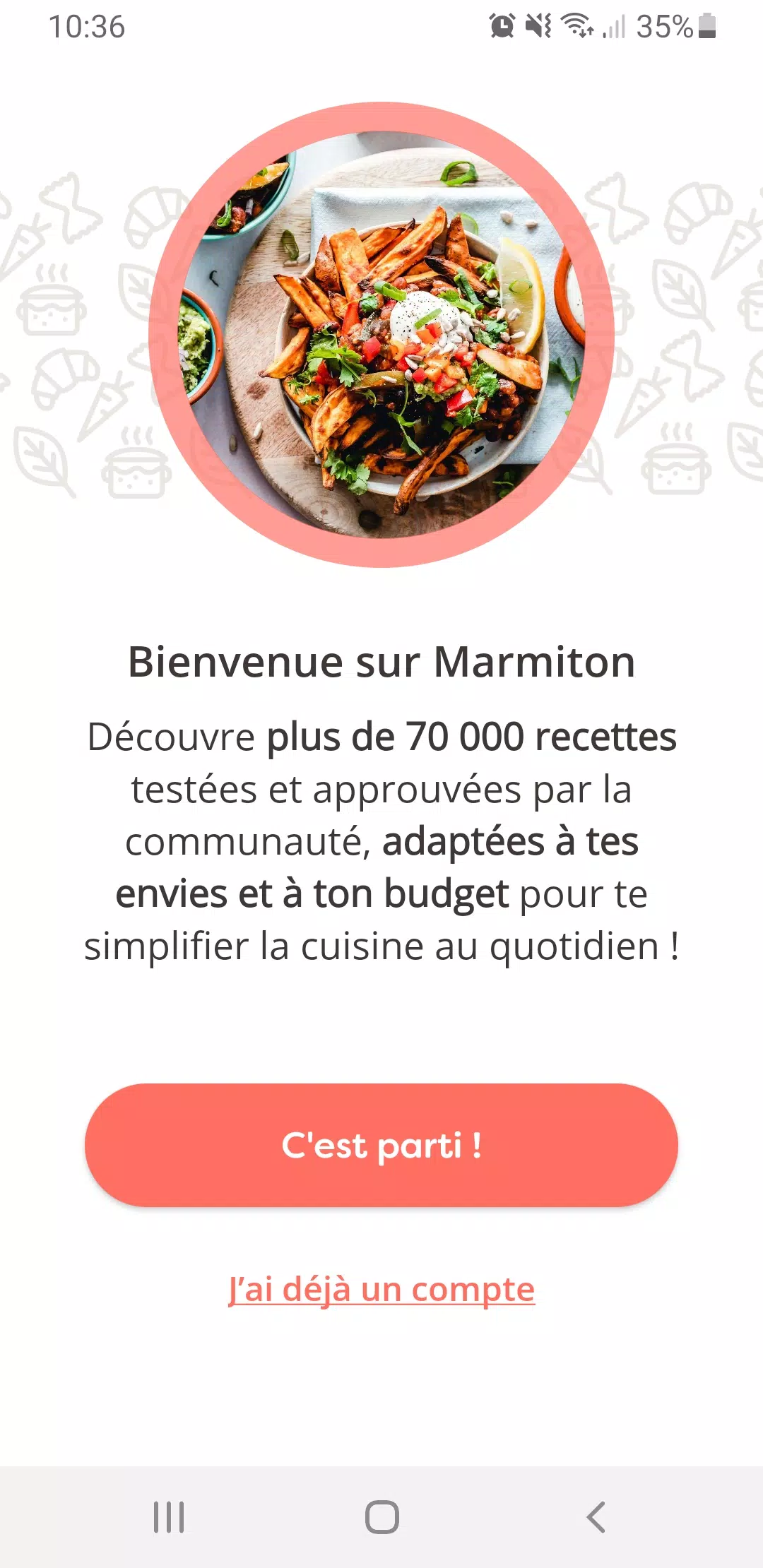 Marmiton, recettes de cuisine Captura de pantalla 0