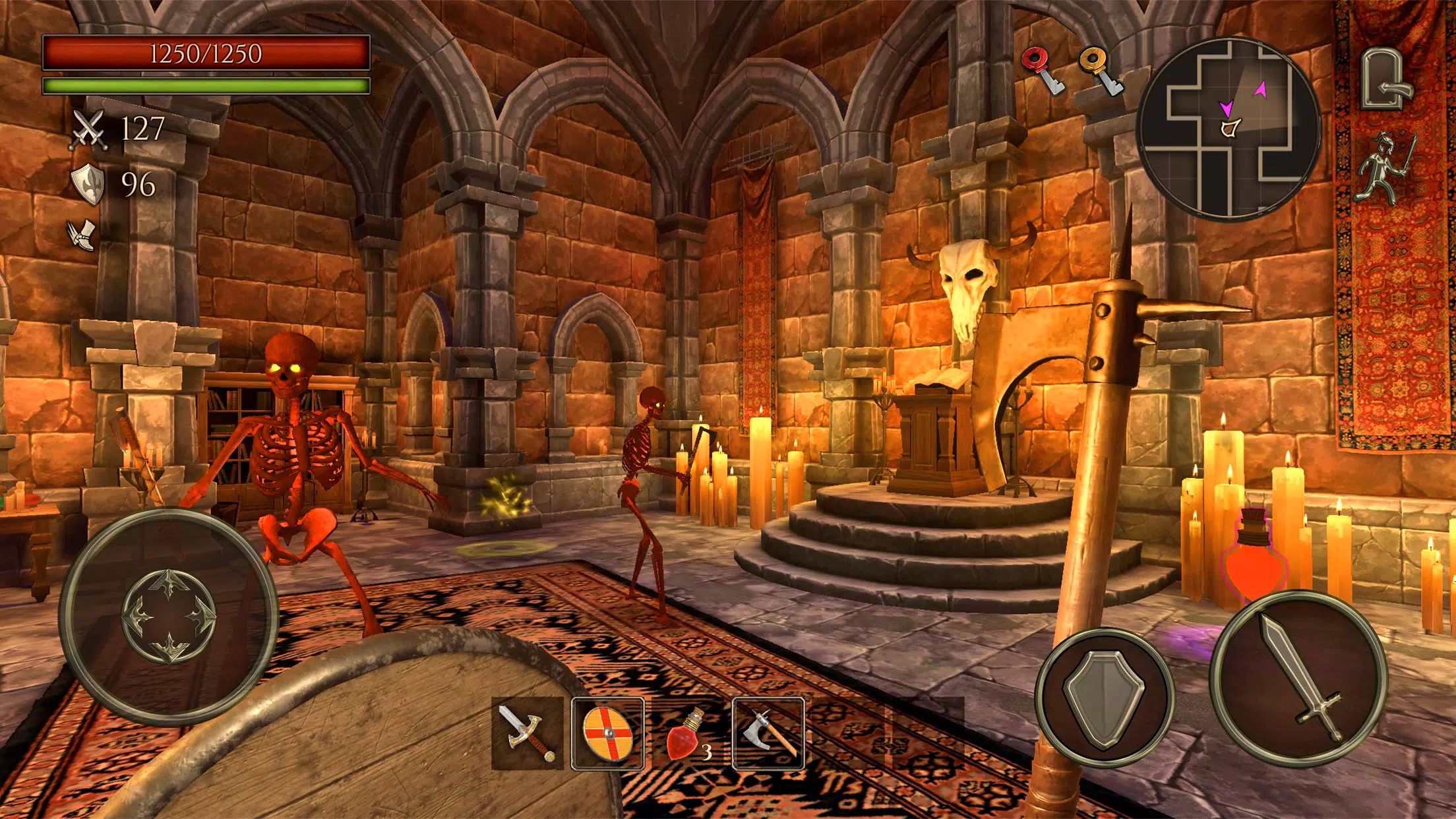 Ghoul Castle 3D - Action RPG应用截图第2张