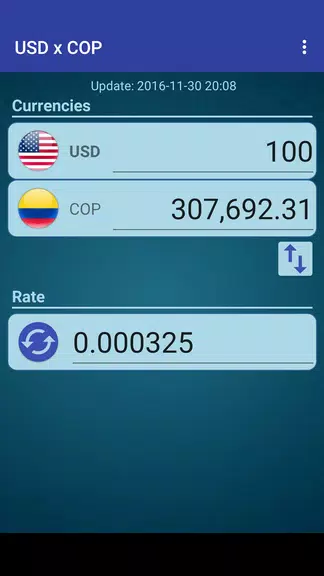 US Dollar to Colombian Peso ဖန်သားပြင်ဓာတ်ပုံ 0