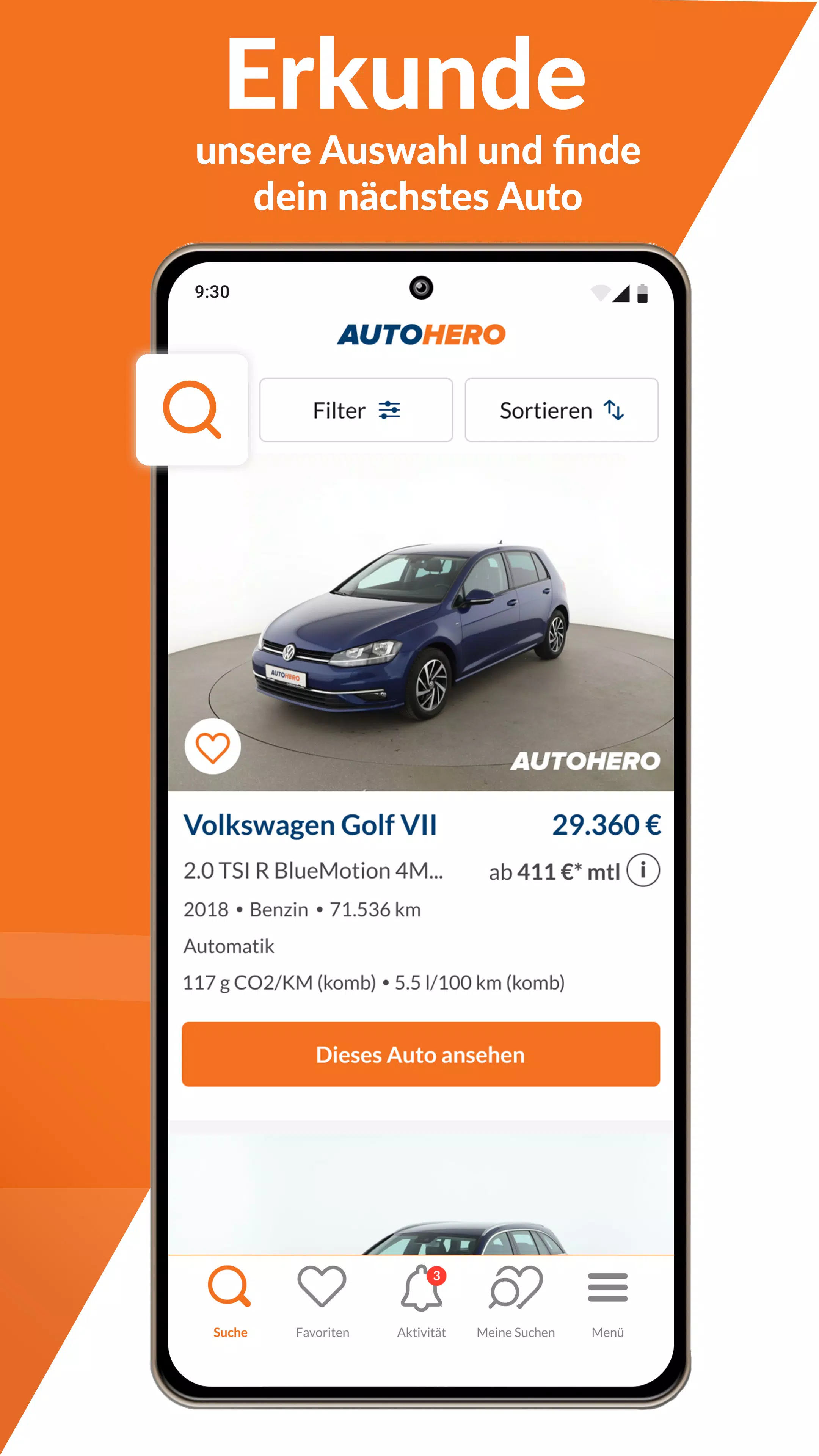 Autohero Screenshot 1