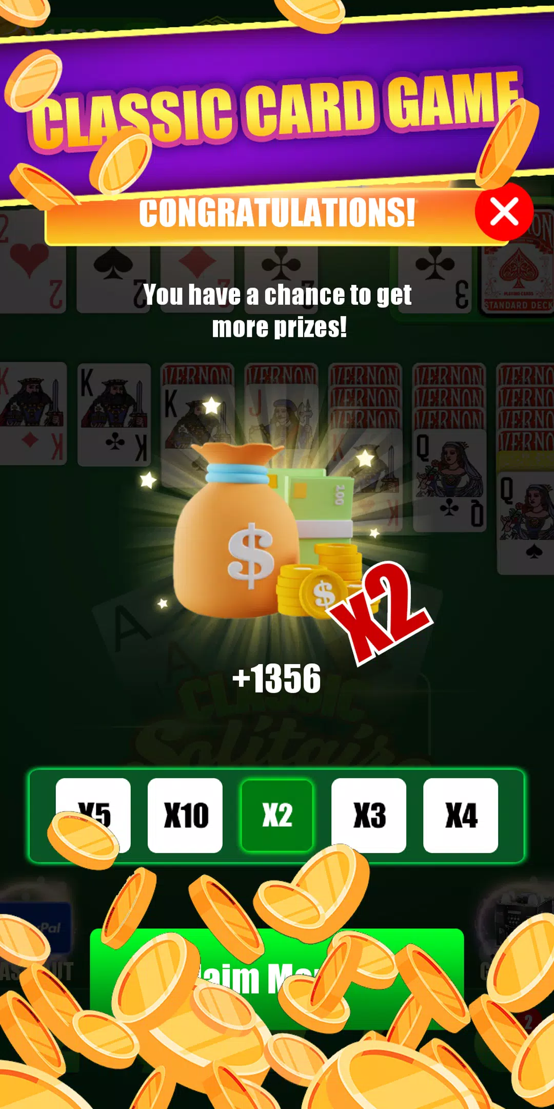 Funny Solitaire-Card Game Capture d'écran 1