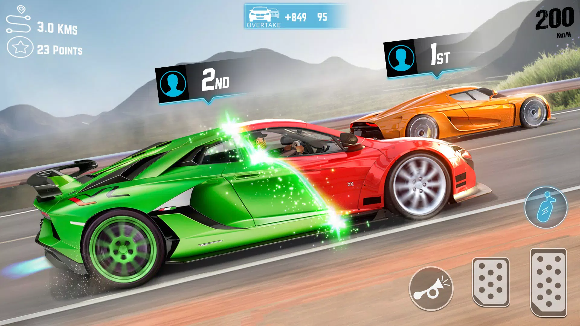 Real Highway Car Racing Game 스크린샷 1