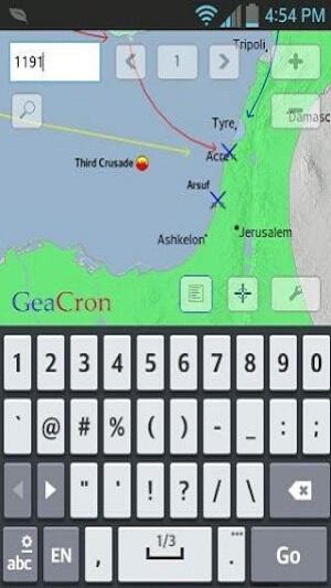 GeaCron History Maps Screenshot 1