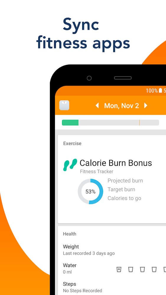 Schermata Calorie Counter by Lose It! Mod 0