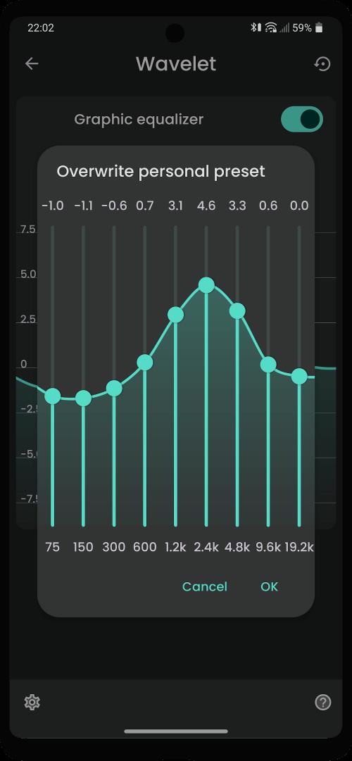 Wavelet: headphone specific EQ スクリーンショット 2