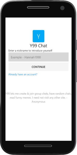 Y99 Chat - Your friend finder Tangkapan skrin 2