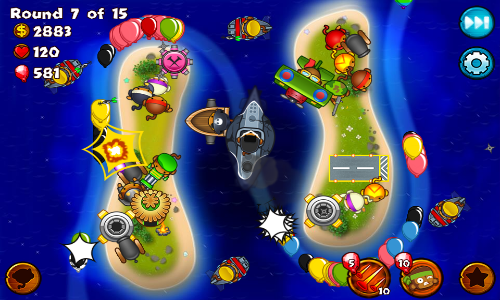 Bloons Monkey City Скриншот 1