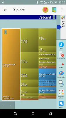 X-plore File Manager Captura de pantalla 1